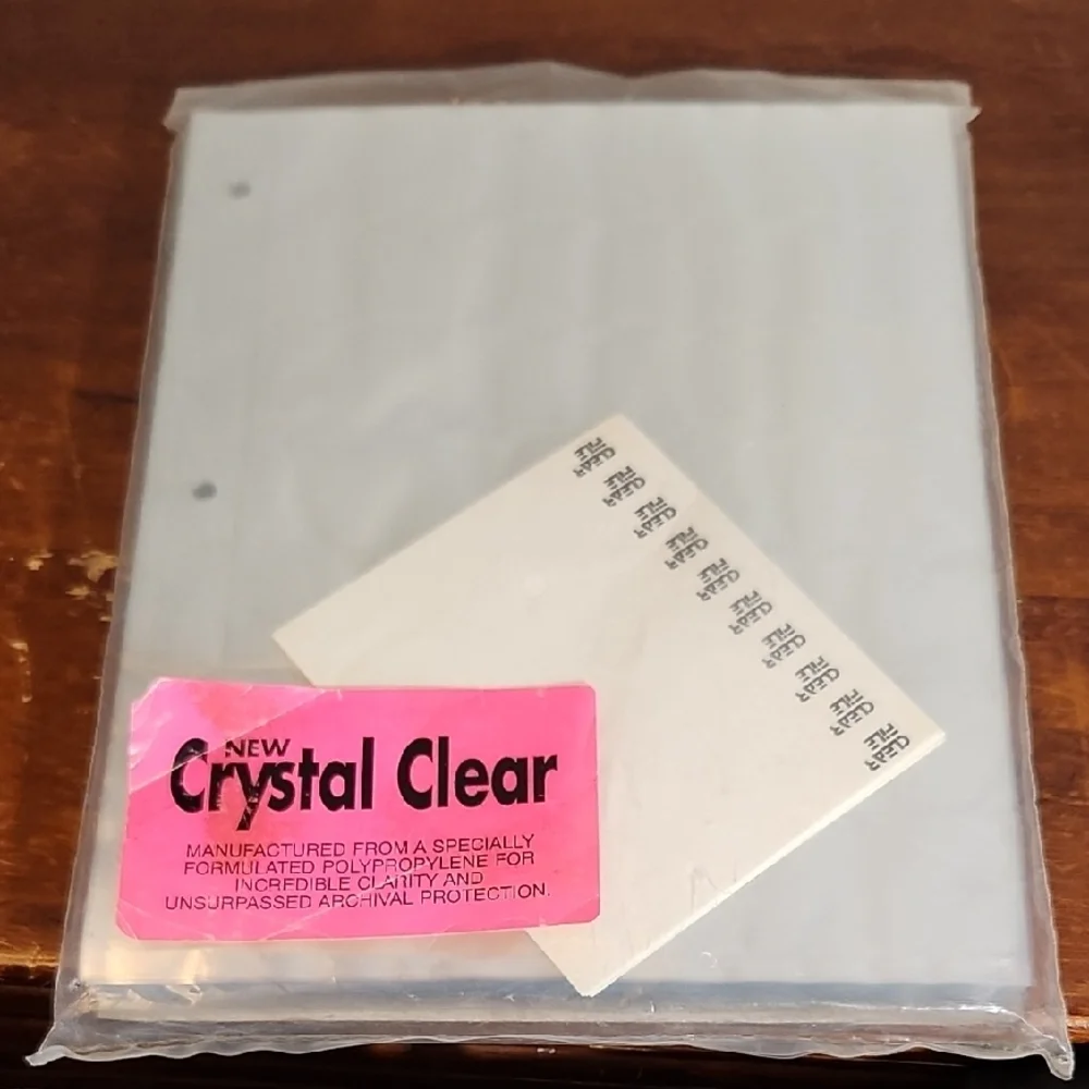 Vintage 35mm Negative Archival Storage Pages 100 Pack Sealed